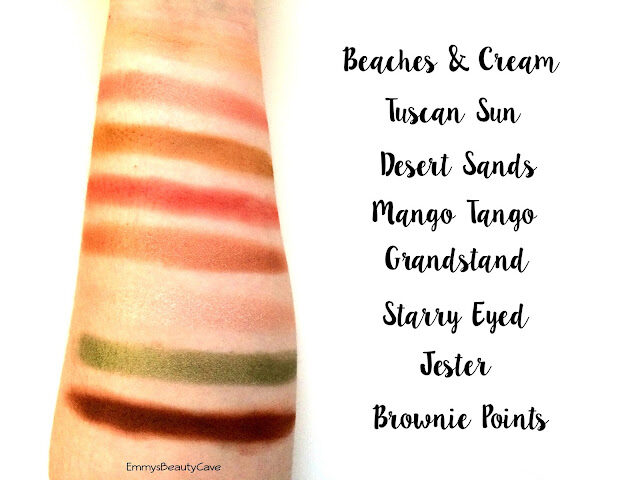 Makeup Geek Eye Shadow Swatches