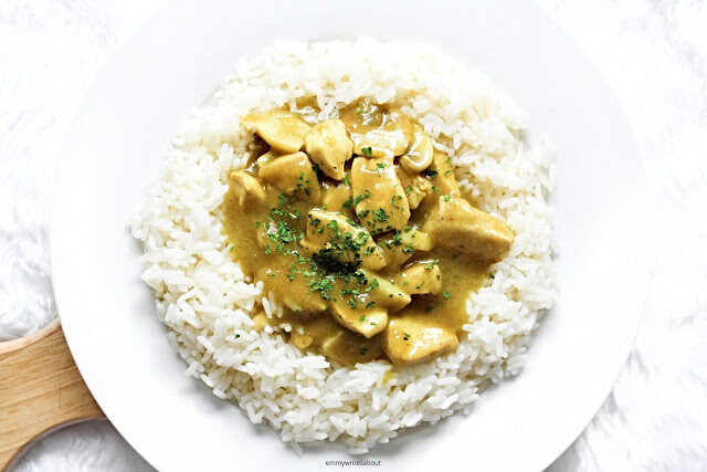 homemade chicken curry